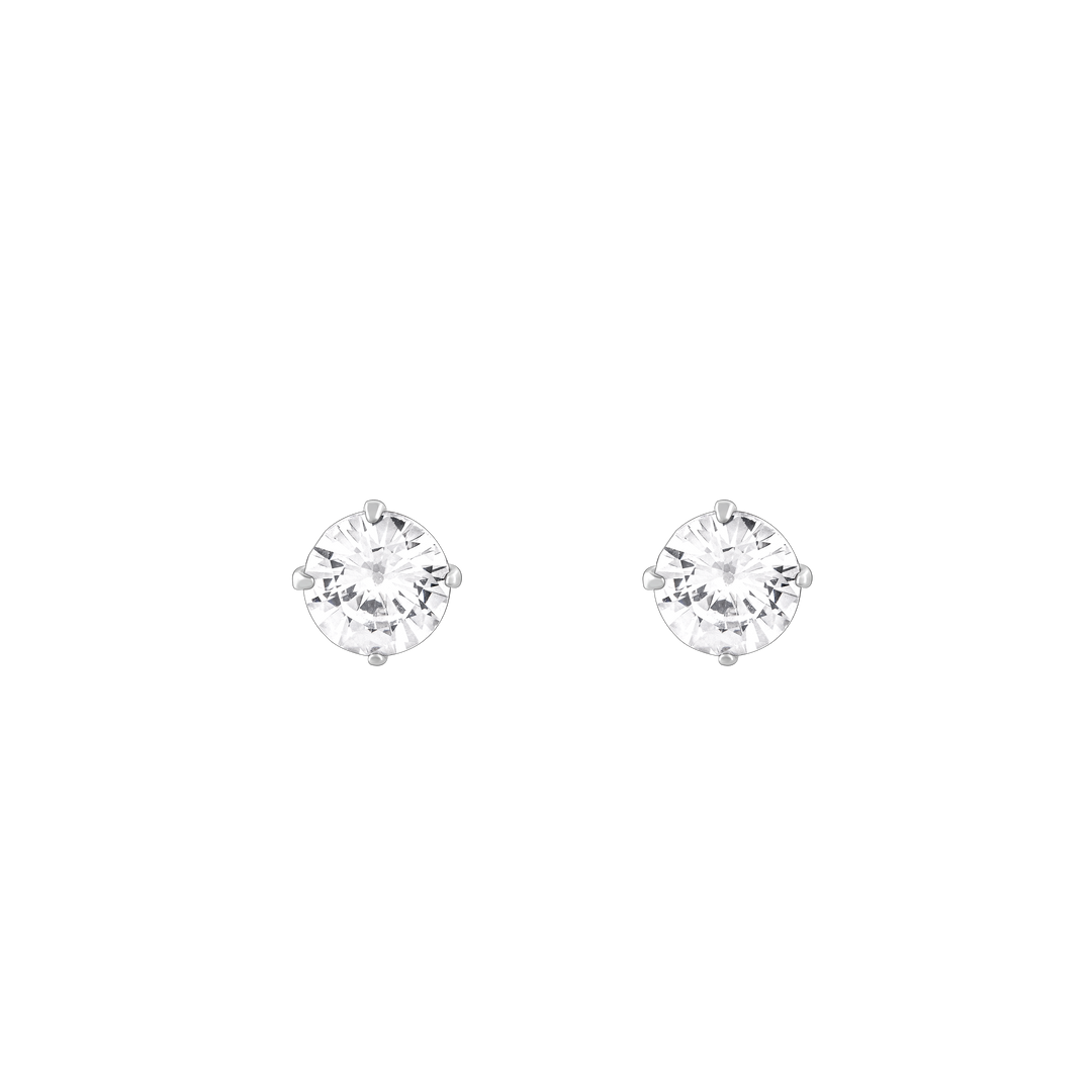 Zircon Stoned Silver Studs