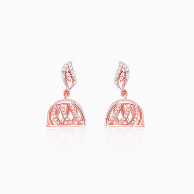 Rose Gold Shamli Jhumki Earrings