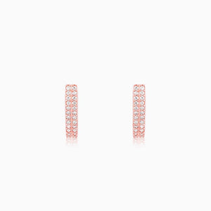 Rose Gold Slender Earrings