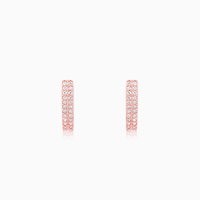 Rose Gold Slender Earrings