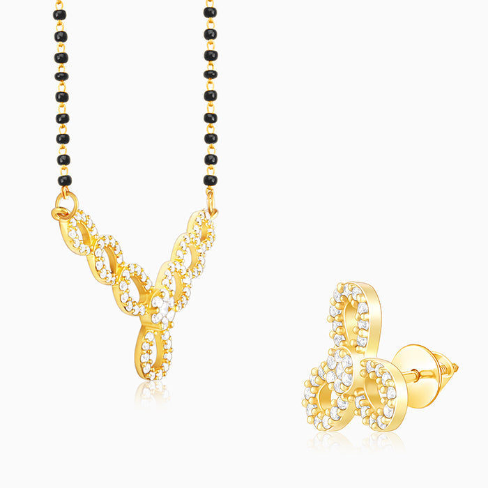 Golden Trifecta Love Mangalsutra Set