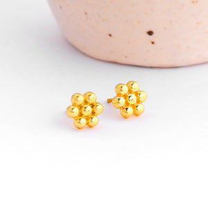 Golden Bead Earrings
