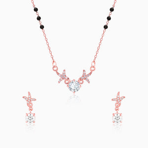 Rose Gold Dear Love Mangalsutra Set