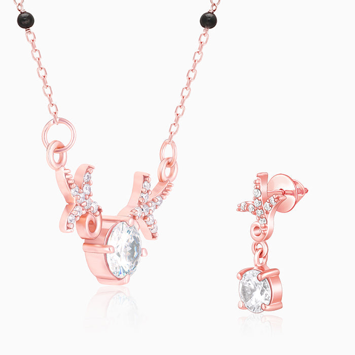 Rose Gold Dear Love Mangalsutra Set