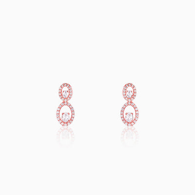 Rose Gold Eternal Love Earrings