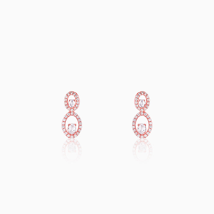 Rose Gold Eternal Love Earrings