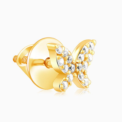 Golden Butterfly Studded Affair Set
