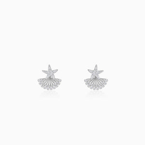 Silver Twinkling Star Earrings