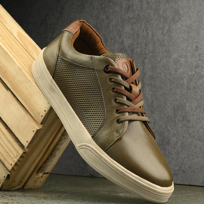 Moonwalk Lace-Up Sneakers by Aspeerio