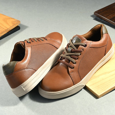 Moonwalk Lace-Up Sneakers by Aspeerio