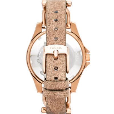 Fossil Riley  Beige Dial Women 38mm ES3466