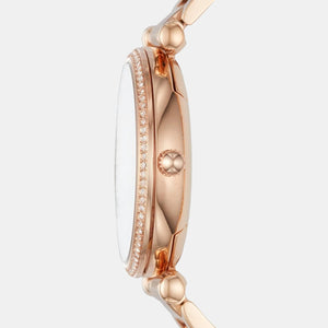 Carlie Women Quartz Rose Gold Dial Analog Stainless Steel Watch ES4301