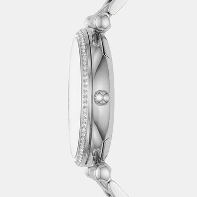 Carlie Women Quartz Silver Dial Analog Stainless Steel Watch ES4341