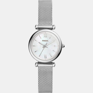 Carlie Women Quartz White Dial Analog Stainless Steel Watch ES4432
