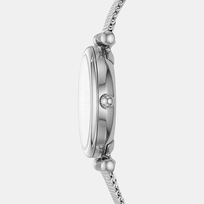 Carlie Women Quartz White Dial Analog Stainless Steel Watch ES4432