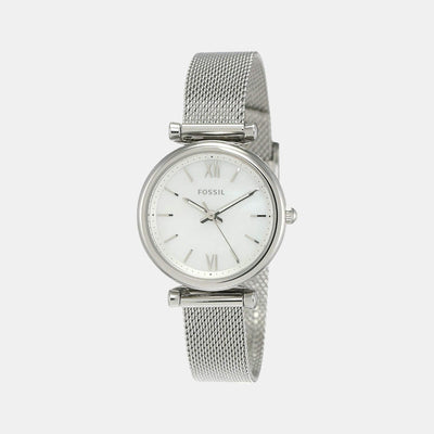 Carlie Women Quartz White Dial Analog Stainless Steel Watch ES4432