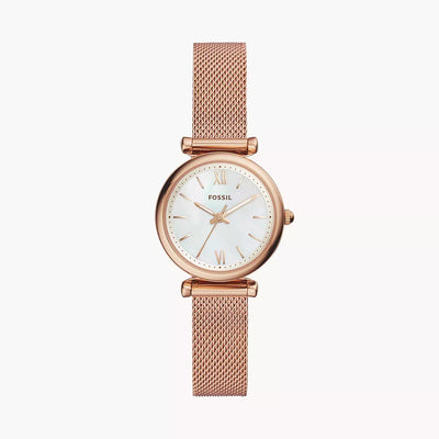 Carlie Women Quartz Mother Of Pearl Dial Analog Stainless Steel Watch ES4433
