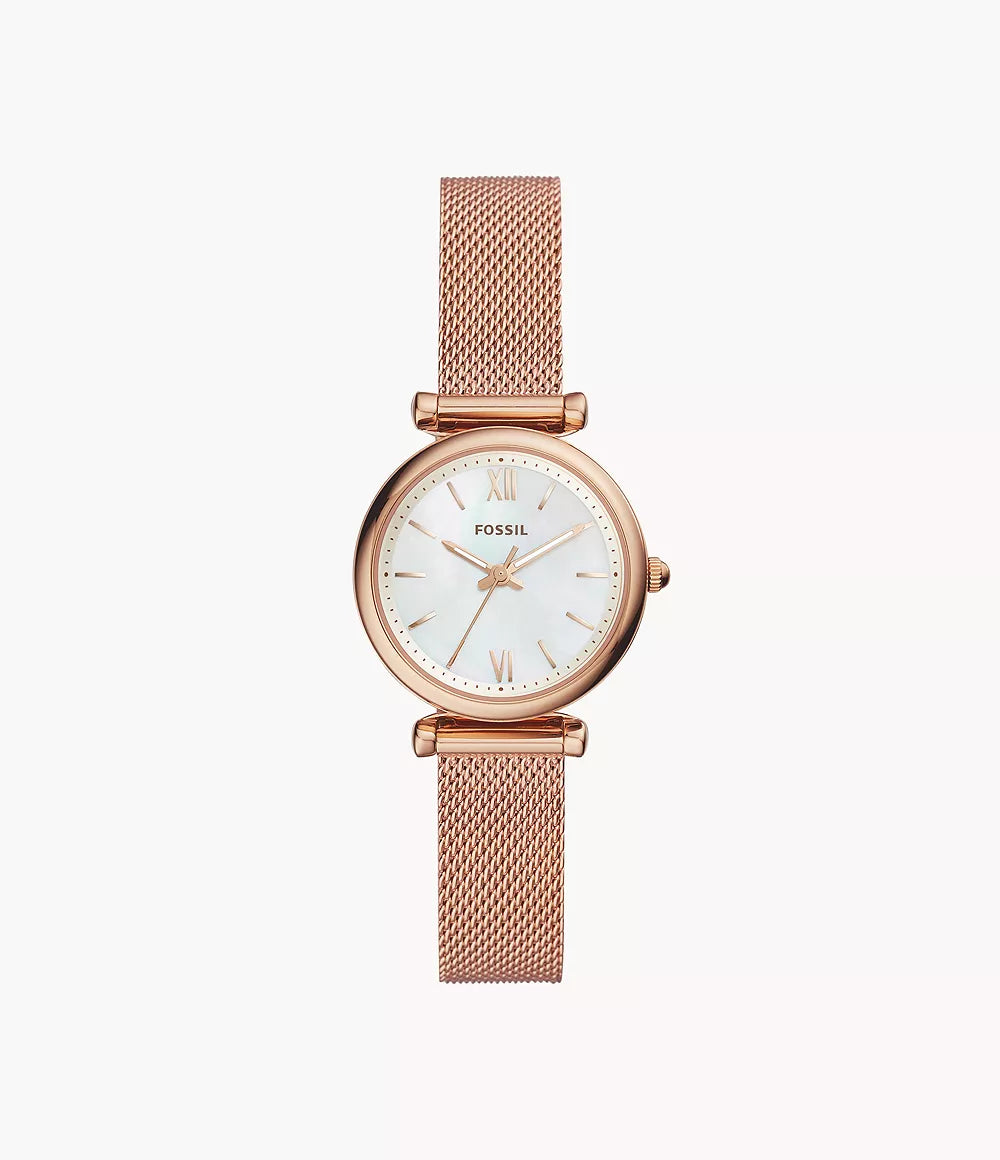 Carlie Women Quartz Mother Of Pearl Dial Analog Stainless Steel Watch ES4433
