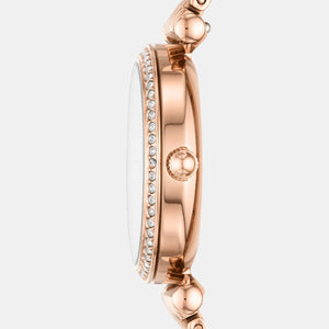 Carlie Mini Women Quartz White Dial Analog Stainless Steel Watch ES4648