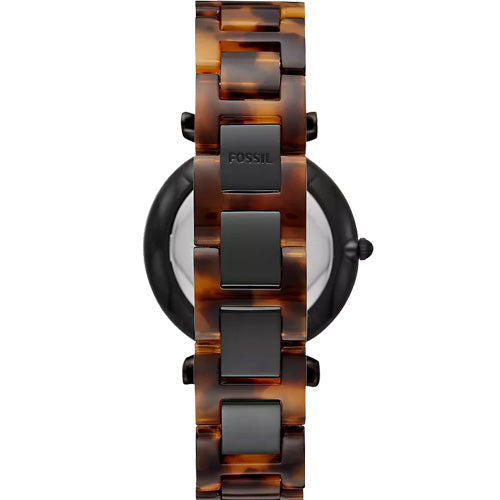 Fossil Carlie Black Dial Women 38mm