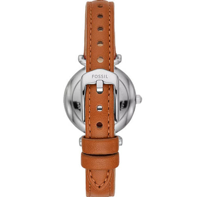 Fossil Carlie Mini Blue Mother-Of-Pearl Dial Women 28mm ES4701