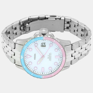 Fb-01 Women Quartz Grey Dial Analog Stainless Steel Watch ES4741