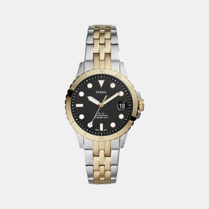 Fb-01 Women Quartz Silver Dial Analog Stainless Steel Watch ES4745