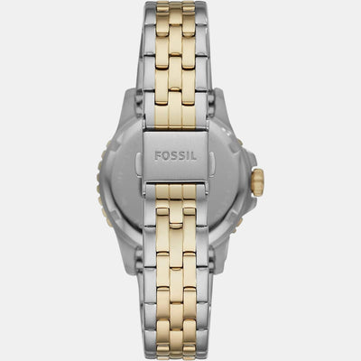 Fb-01 Women Quartz Silver Dial Analog Stainless Steel Watch ES4745