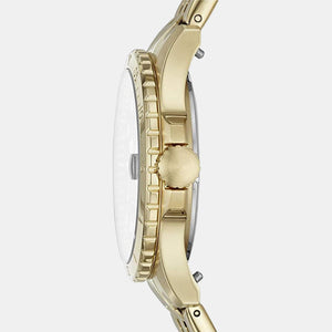 Fb-01 Women Quartz Green Dial Analog Stainless Steel Watch ES4746