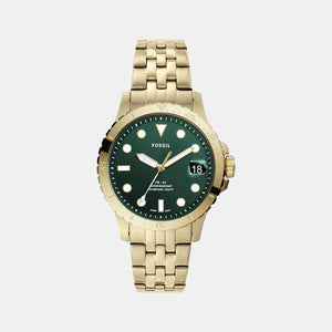 Fb-01 Women Quartz Green Dial Analog Stainless Steel Watch ES4746