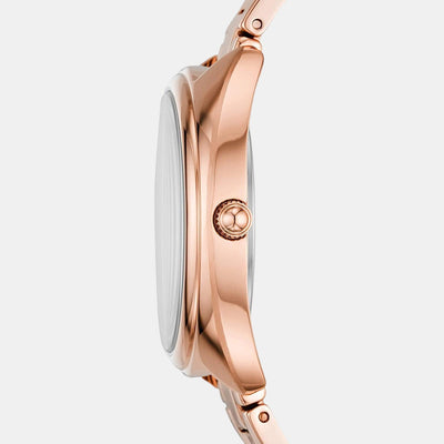 Gabby Women Quartz Rose Gold Dial Analog Stainless Steel Watch ES5070