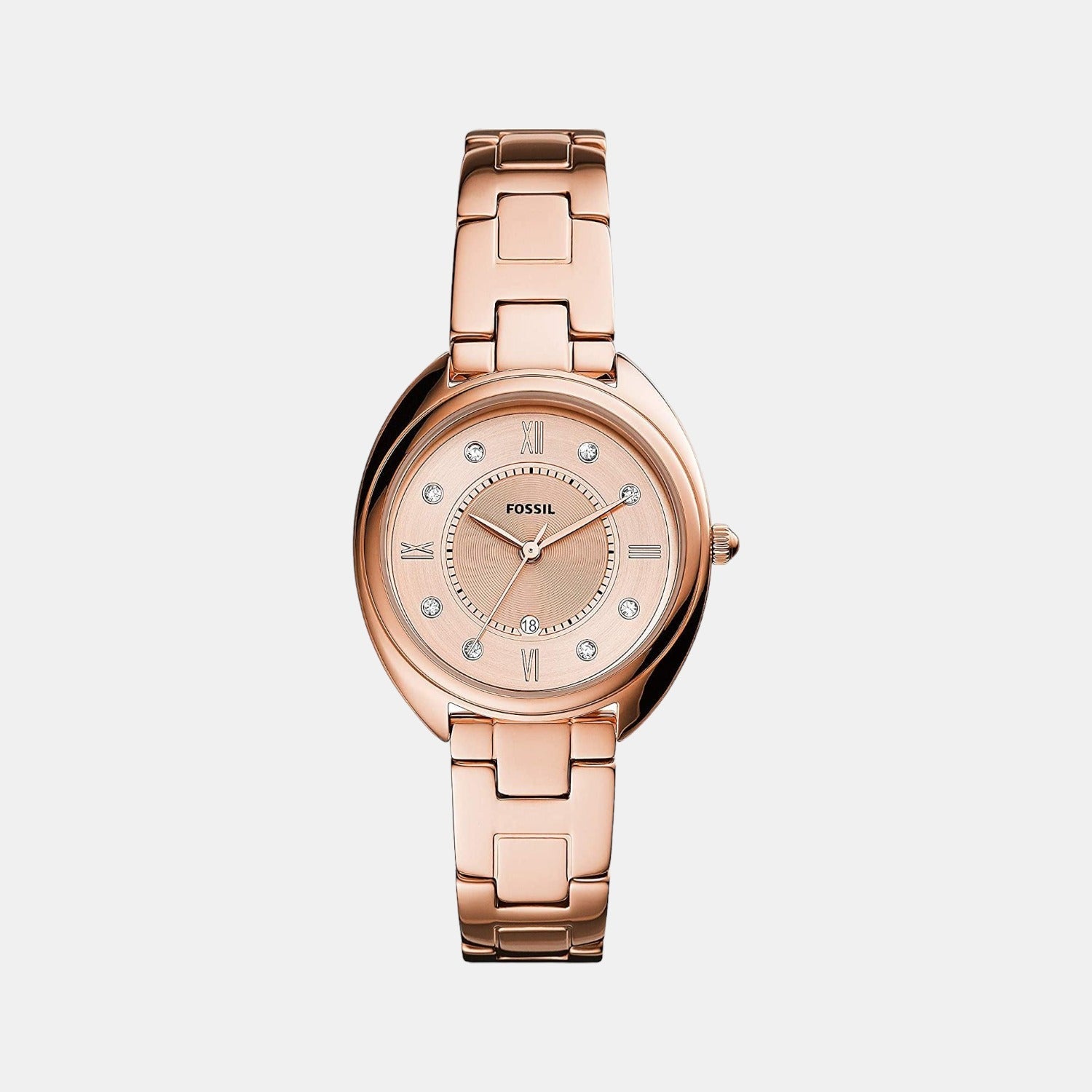 Gabby Women Quartz Rose Gold Dial Analog Stainless Steel Watch ES5070