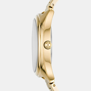 Gabby Women Quartz Gold Dial Analog Stainless Steel Watch ES5071
