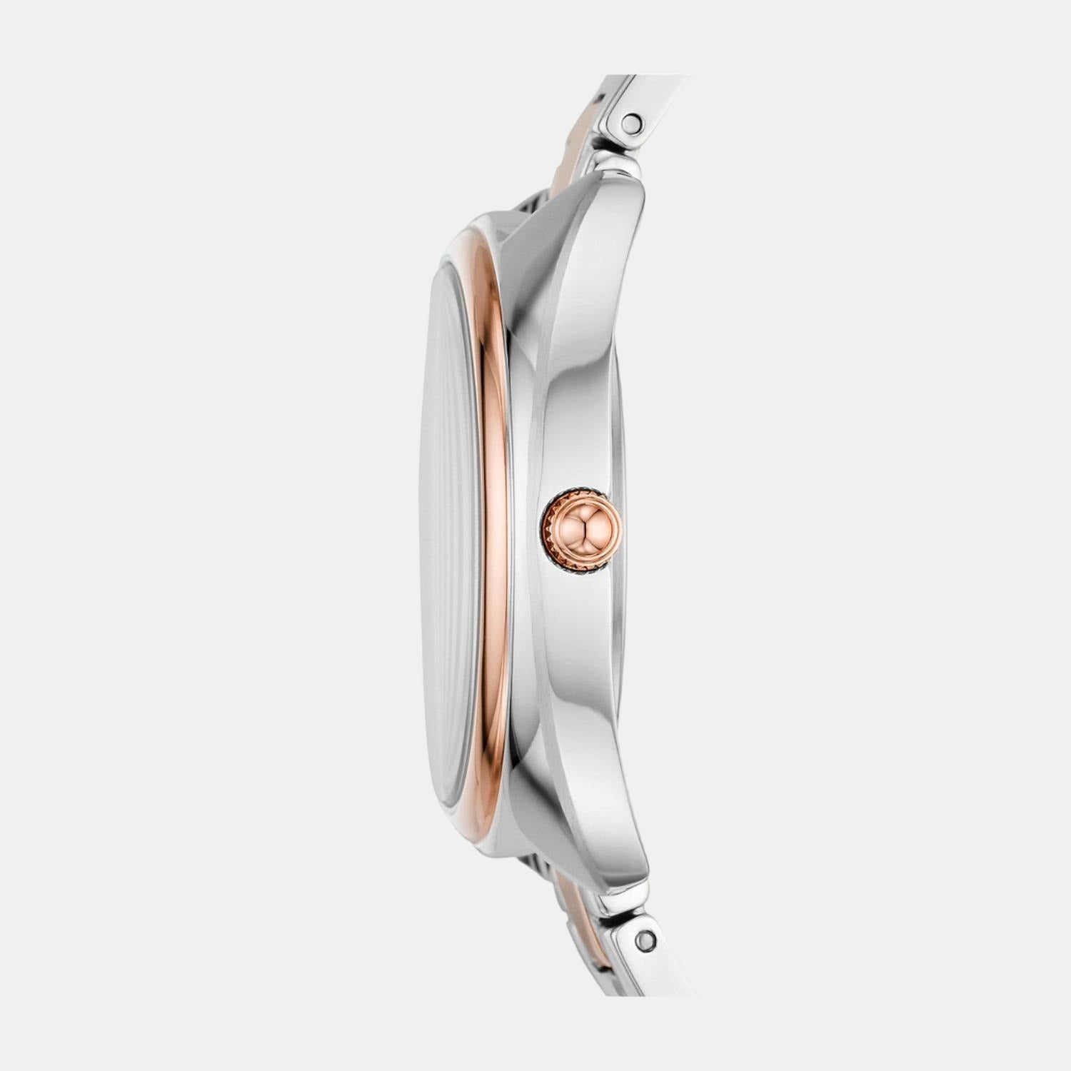 Gabby Women Quartz White Dial Analog Stainless Steel Watch ES5072