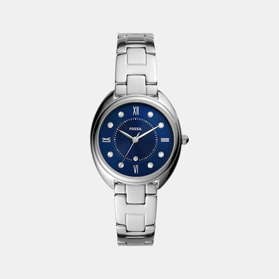 Gabby Women Quartz Blue Dial Analog Stainless Steel Watch ES5087