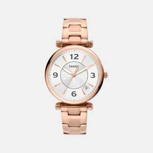 Carlie Women Quartz Silver Dial Analog Stainless Steel Watch ES5158