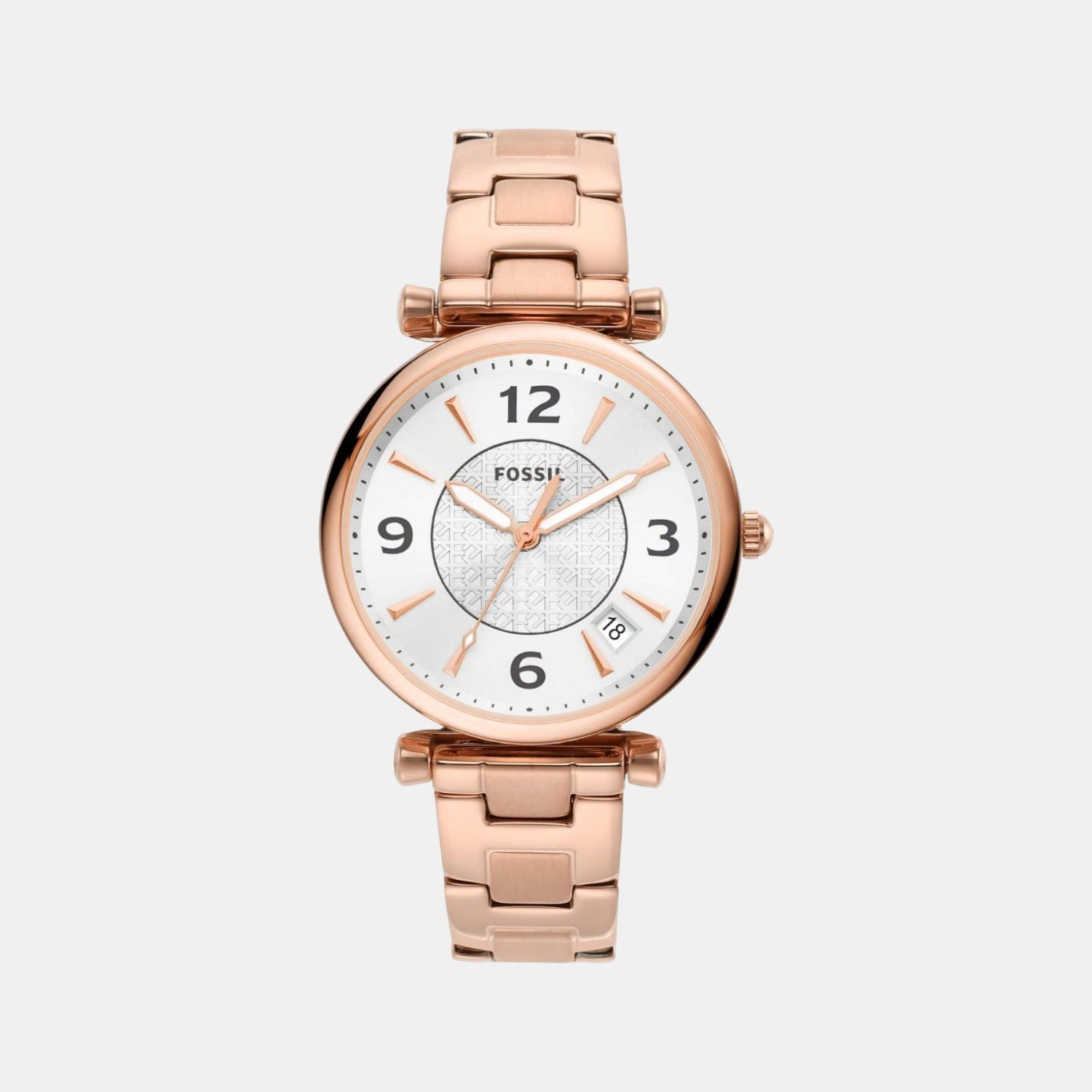 Carlie Women Quartz Silver Dial Analog Stainless Steel Watch ES5158