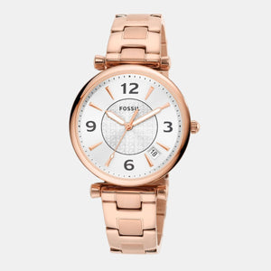 Carlie Women Quartz Silver Dial Analog Stainless Steel Watch ES5158