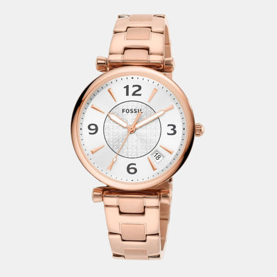 Carlie Women Quartz Silver Dial Analog Stainless Steel Watch ES5158