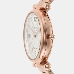 Carlie Women Quartz Silver Dial Analog Stainless Steel Watch ES5158