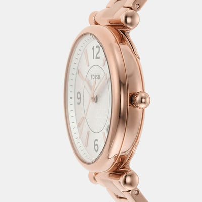 Carlie Women Quartz Silver Dial Analog Stainless Steel Watch ES5158