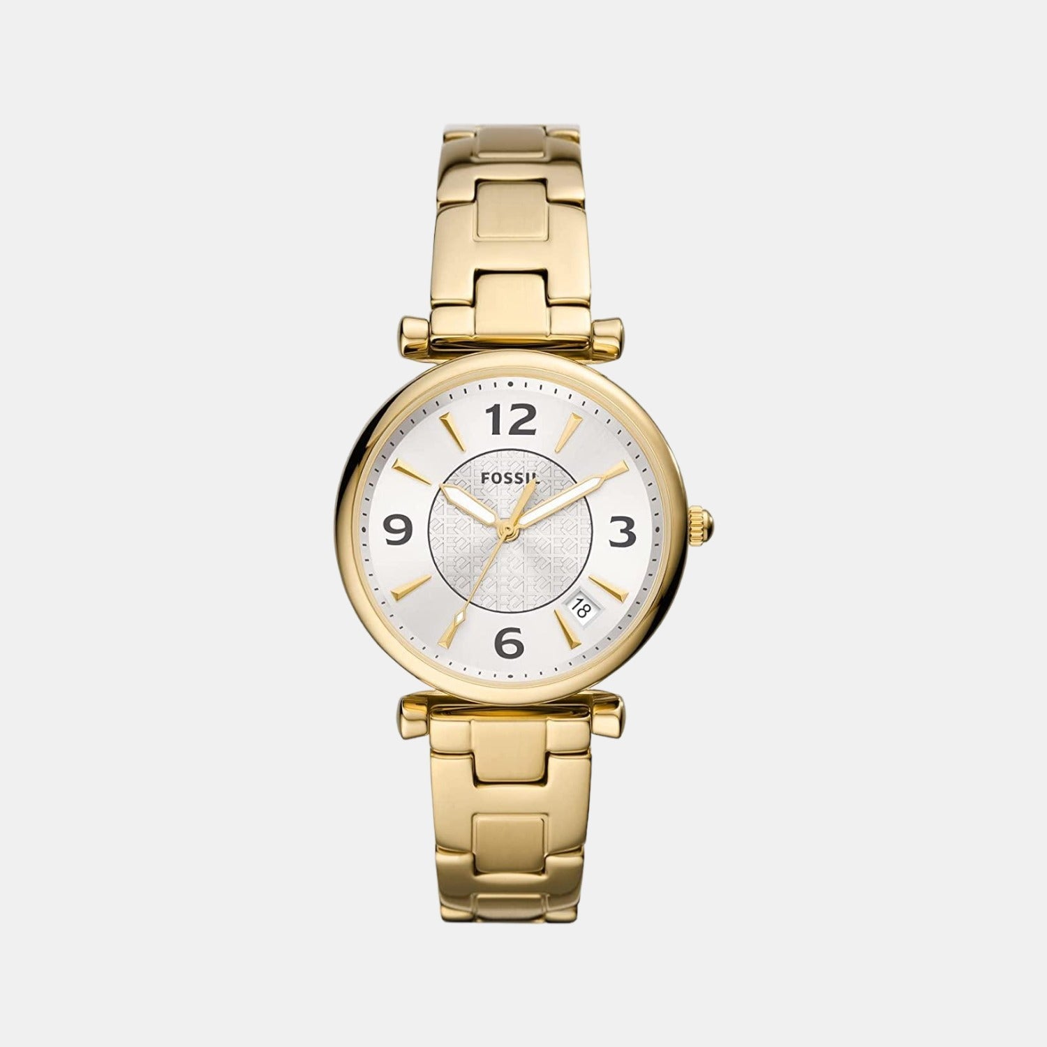 Carlie Women Quartz Silver Dial Analog Stainless Steel Watch ES5159