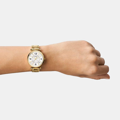 Carlie Women Quartz Silver Dial Analog Stainless Steel Watch ES5159