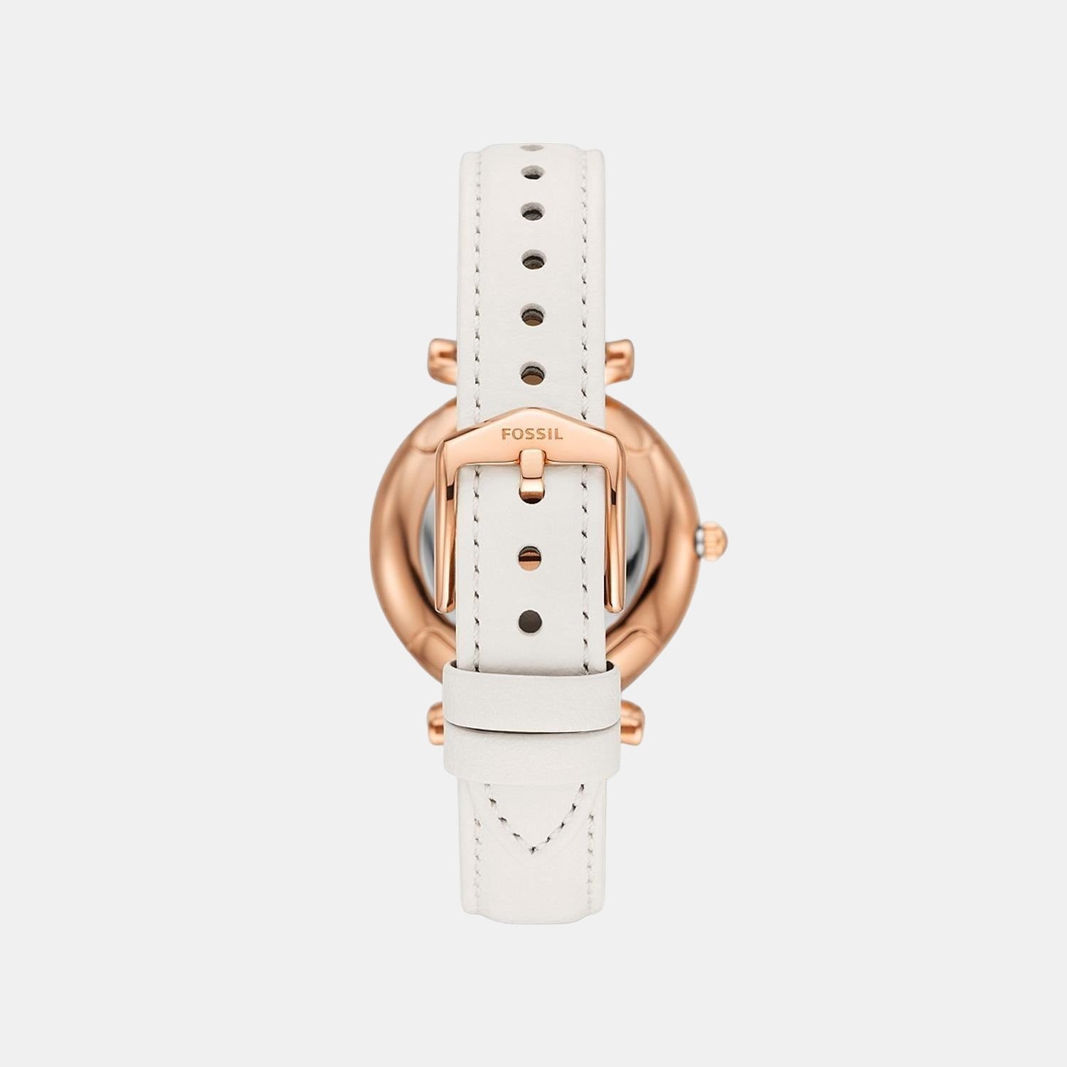 Carlie Women Quartz Grey Dial Analog Leather Watch ES5187
