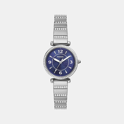 Carlie Women Quartz Blue Dial Analog Stainless Steel Watch ES5190
