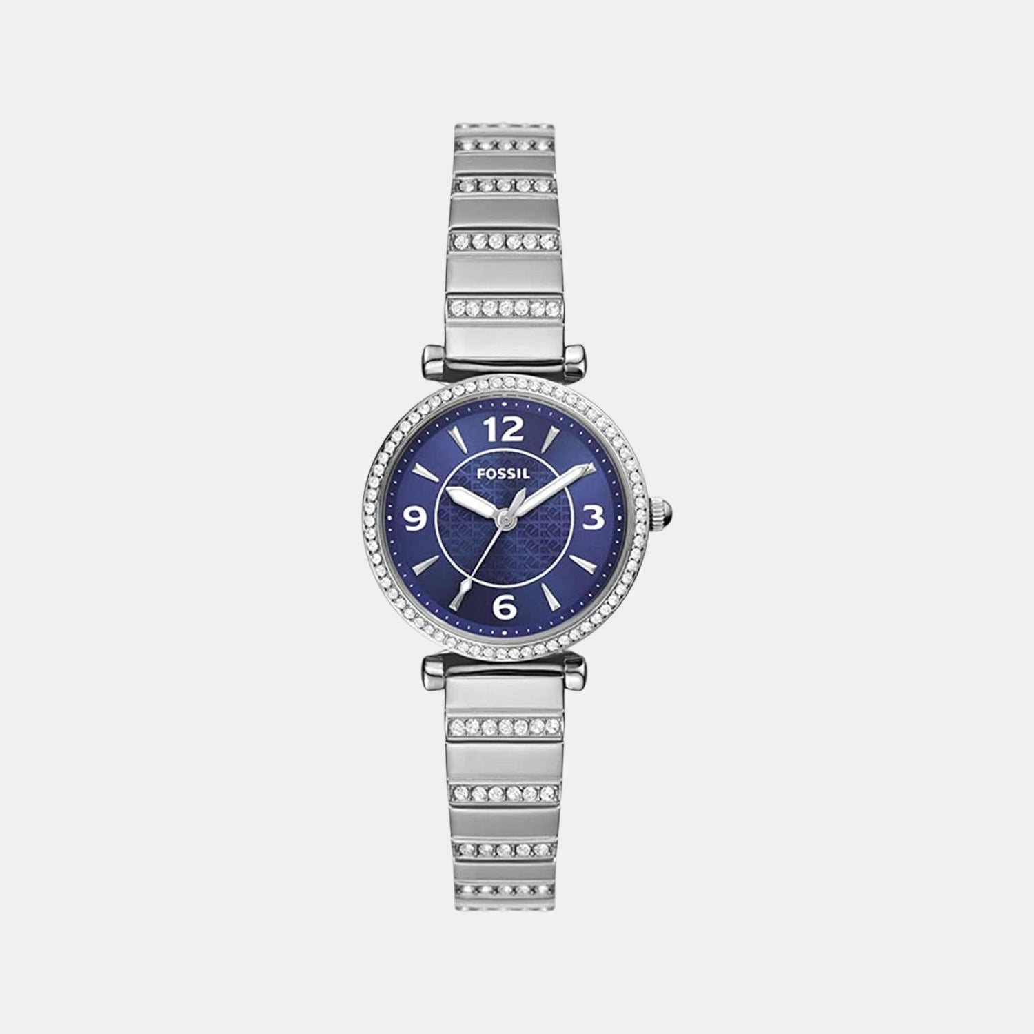 Carlie Women Quartz Blue Dial Analog Stainless Steel Watch ES5190