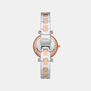Carlie Women Quartz Silver Dial Analog Stainless Steel Watch ES5201