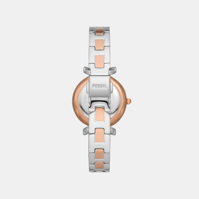 Carlie Women Quartz Silver Dial Analog Stainless Steel Watch ES5201