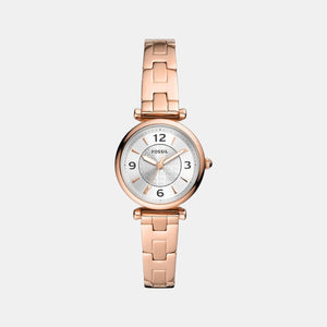 Carlie Women Quartz Silver Dial Analog Stainless Steel Watch ES5202