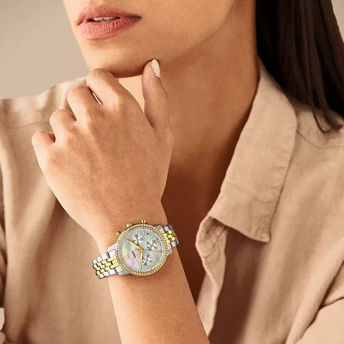 Fossil Neutra White Mother-Of-Pearl Dial Women 36mm ES5216